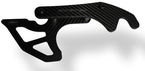 EVOTECH PERFORMANCE Carbon Fibre Toe Guard - GP Style Paddock Stand Plates | PRN012608-012610 - Webike Thailand