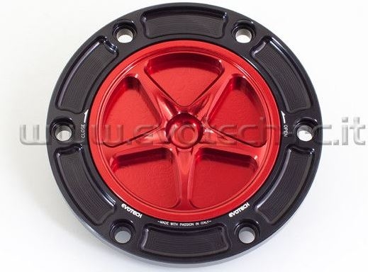 6 Bolts Fuel Cap, Red - Webike Thailand