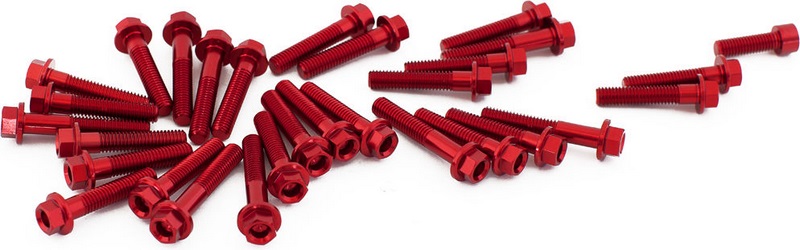 Engine Bolts Kit, Red - Webike Thailand