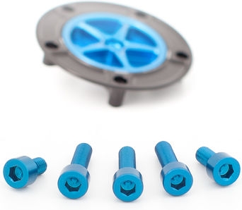 Fuel Cap Bolts, Silver - Webike Thailand
