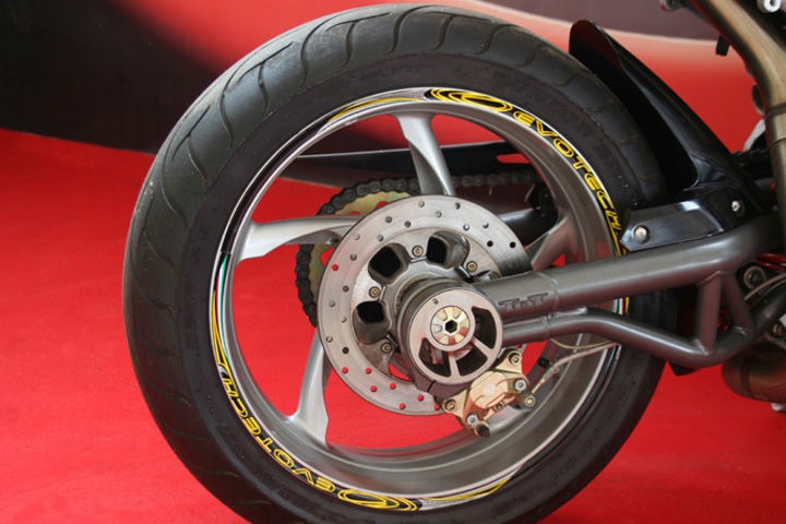 Wheel Stickers Kit, Yellow - Webike Thailand