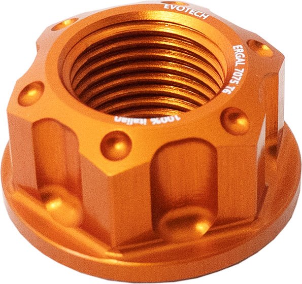 Ergal Nut M16X1,5, Orange - Webike Thailand