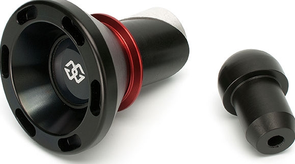 GTA front axle protector, black-red - Webike Thailand