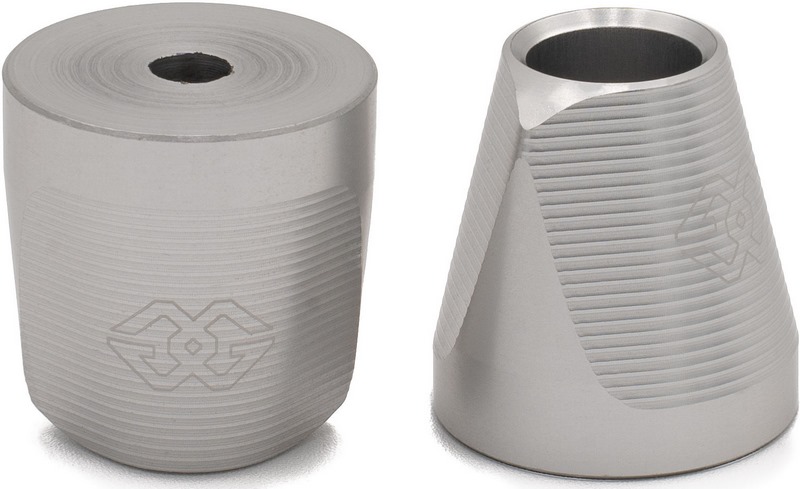 Handlebar weights KIT, silver - Webike Thailand