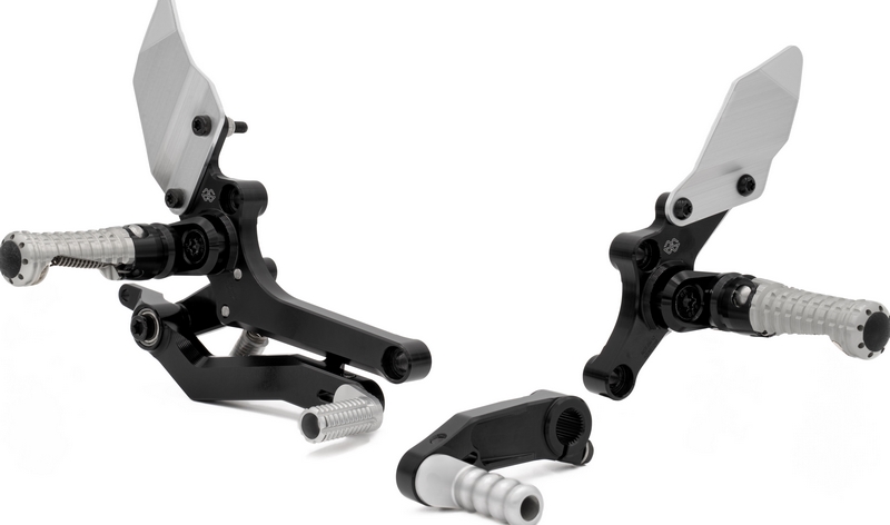 Footrest system RCT10GT BM10 black-silver - Webike Thailand