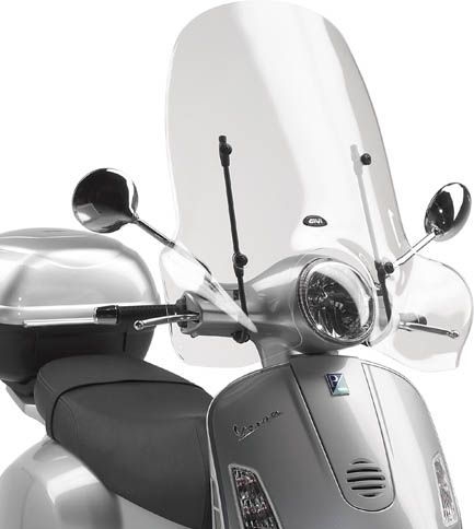 Givi screen transparent 51,5x69,5cm Vespa LX 50-125-150 05 > 14 | 104A - Webike Thailand