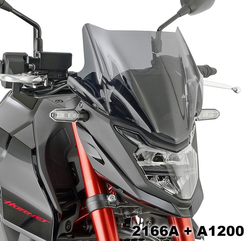 Givi Wind shield - tinted - 280x365 mm HXB - | 2166A - Webike Thailand