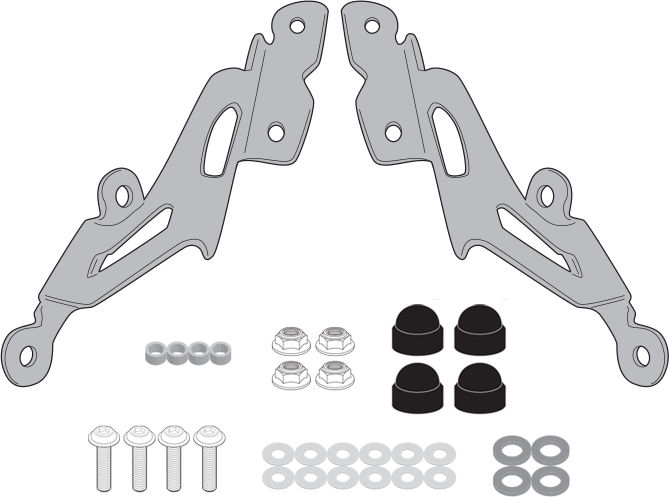 GIVI Mounting kit for windshield 2166A/G for Yamaha MT125 20-23 | A2166A - Webike Thailand