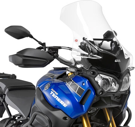 Givi Screen for Yamaha XT1200ZE Super Tenere 14-, color clear, dim. HxW 56,5 x 50 cm, 11 cm higher than oe | D2119ST - Webike Thailand