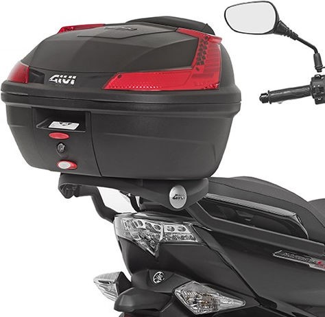 Givi SR2121 Yamaha Majesty 125 14-17, MBK Skyliner S 14, Rear Rack specific for Monolock top case, to be used with top case that already include a Monolock plate | SR2121 - Webike Thailand