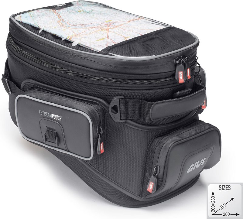 GIVI XSTREAM-BAG - Enduro tank bag TANKLOCK 20 to 23 liters volume / Max. Max. load 2 kg | XS308Y - Webike Thailand