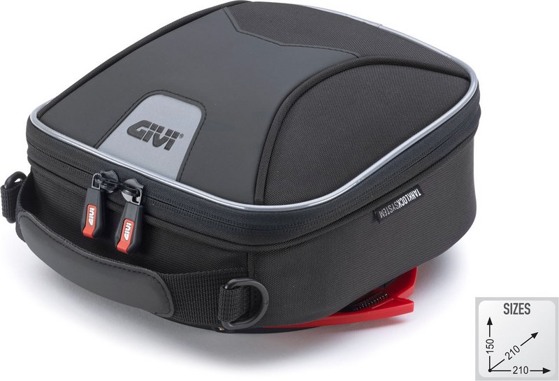 GIVI XSTREAM-BAG - Tanklock tank bag black Volume 3 liters / Max. Max. load 1 kg | XS319Y - Webike Thailand