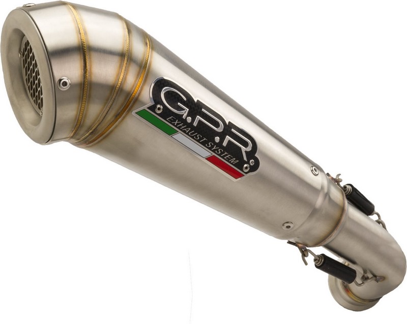 GPR Original For Ducati Hyperstrada 821 2013/16 Homologated Slip-On Catalized Powercone Evo | D.111.CAT.PCEV - Webike Thailand