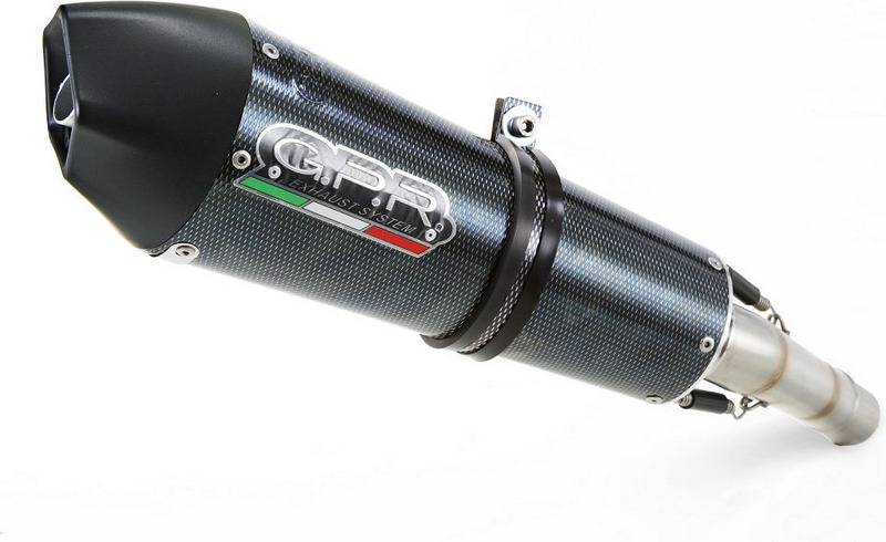 GPR Original For Ducati Diavel 1198 2017/19 E4 Homologated Slip-On Catalized Gp Evo4 Poppy | E4.D.136.CAT.GPAN.PO - Webike Thailand