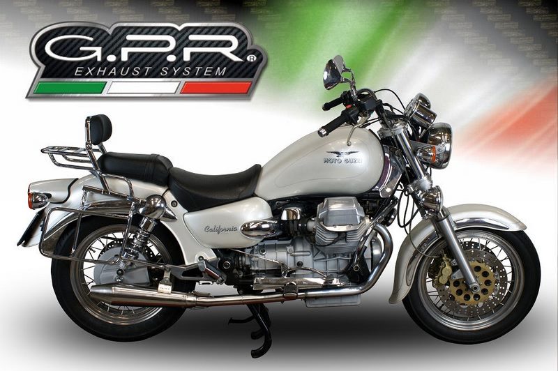 GPR Original For Moto Guzzi California 1100 2003/05 Pair Homologated Slip-On Exhaust Vintacone | GU.58.03.VIC - Webike Thailand