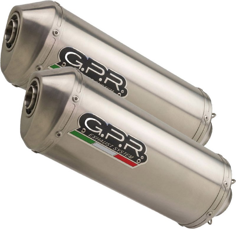 GPR Original For Honda Cbf 1000 2006/09 Pair Homologated Slip-On Exhaust Satinox  | H.150.SAT - Webike Thailand