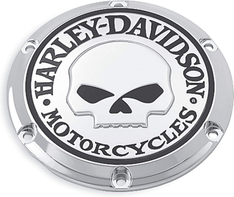 HARLEY-DAVIDSON Harley-Davidson Willie G Skull Derby Cover, Chrome