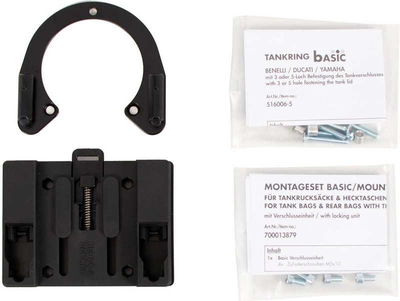 Hepco & Becker Tankring Basic Incl. Fastener For Tankbag For Ducati 907 ie 1991-1994 | 516725 00 01 - Webike Thailand