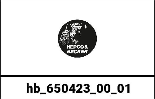 Hepco & Becker Sidecarrier permanent mounted-black for Yamaha TT 600 R / RE from 1998 | 650423 00 01 - Webike Thailand