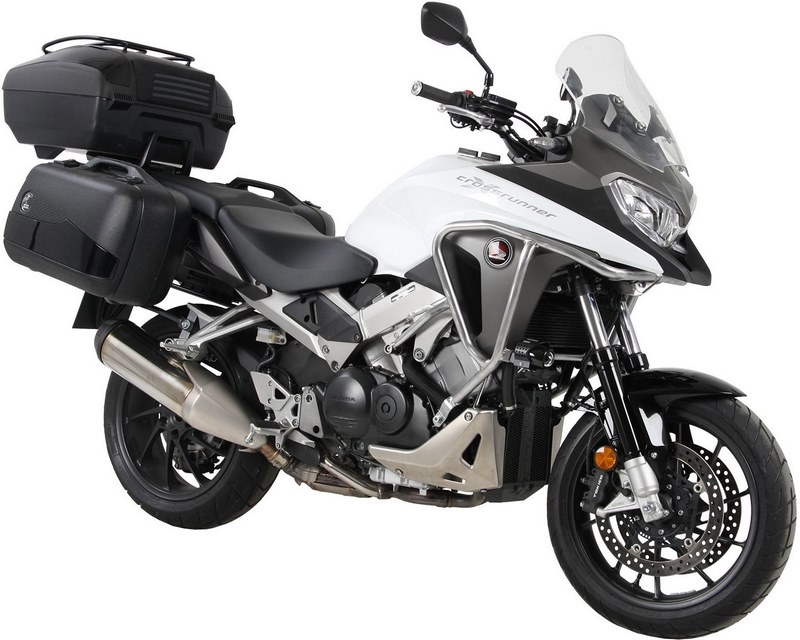 Hepco & Becker Sidecarrier Lock-it-anthracite for Honda VFR 800 X Crossrunner from 2015 | 650992 00 05 - Webike Thailand