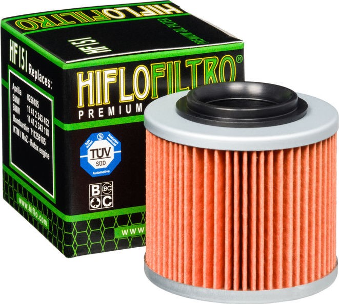 Hiflofiltro Oil filter HF151 | HF151 - Webike Thailand