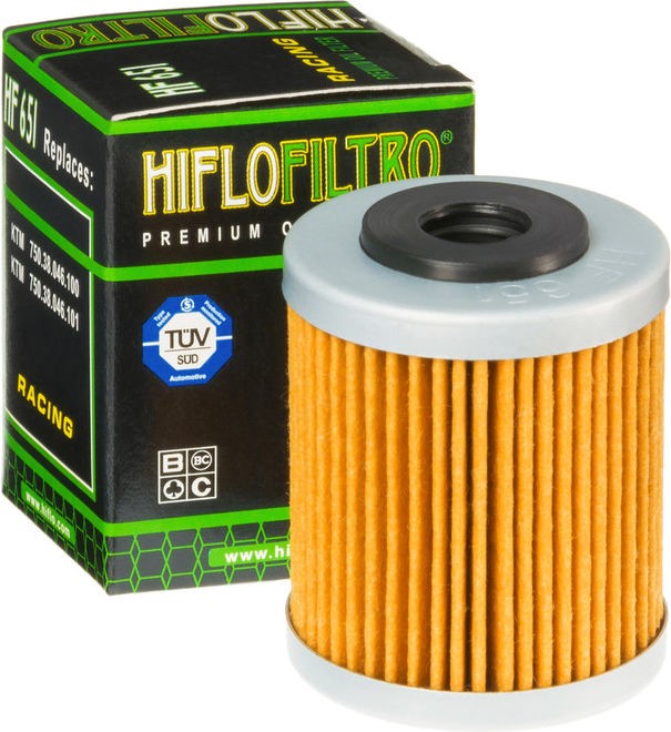 [HIFLOFILTRO] Hiflofiltro Oil filter HF651 | HF651