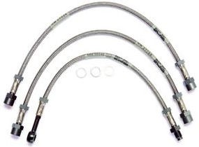 [HORNIG] Hornig Stainless-steel braided brake hose 3-piece | 3432564