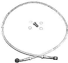 [HORNIG] Hornig Stainless-steel braided brake hose one piece | 3432687