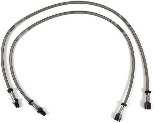 [HORNIG] Hornig Stainless-steel braided brake hose 2-piece | 3432699