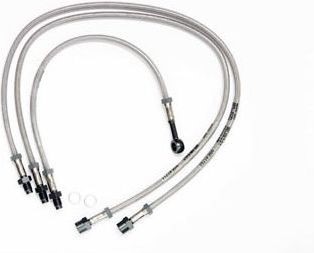[HORNIG] Hornig Stainless-steel braided brake hose 3-piece | 3432700