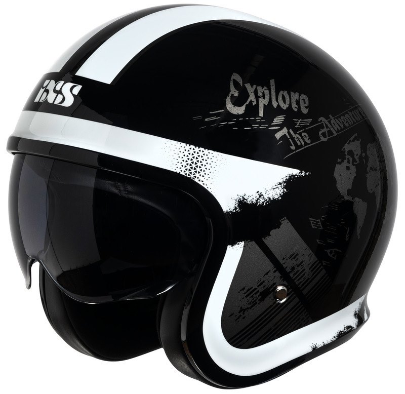 IXS / イクス Jet Helmet 880 2.2 Black-White-Anthracite | X10063-319