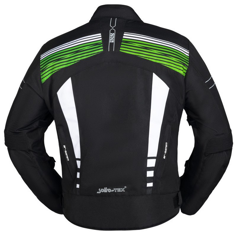 IXS / イクス Sport Jacket Rs-400-St 3.0 Black-White-Neon Grün | X56046-317