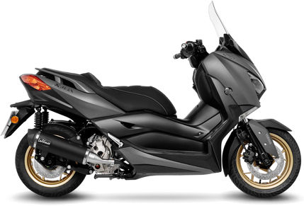 Leovince Slip-On Exhaust Sbk Nero Yamaha X-Max 300/Tech Max Inox | 14077U - Webike Thailand