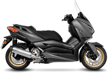 Leovince Slip-On Exhaust Sbk LV One Evo Yamaha X-Max 300/Tech Max Inox | 14375EU - Webike Thailand