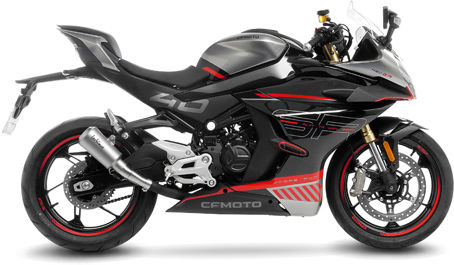Leovince Slip-On Exhaust Sbk LV-10 Cf Moto 450 Ss / 450 Sr Cf Moto 450 Ss / 450 Sr | 15265U - Webike Thailand