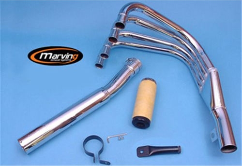 [Marving Exhaust] MARVING 4/1 RACING GROUP - CHROMIUM | K/012/BC