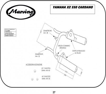 MARVING CYLINDRICAL &Oslash; 100 COUPLE - CHROMIUM | Y/2078/BC - Webike Thailand