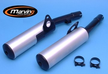 MARVING CYLINDRICAL &Oslash; 100 COUPLE - BLACK + ALUMINIUM | K/2080/NC - Webike Thailand