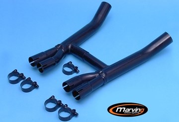 MARVING CONNECTION PIPES - BLACK | K/2103/NC - Webike Thailand