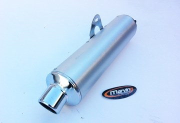 MARVING CYLINDRICAL &Oslash; 114 SINGLE - CHROMIUM + ALUMINIUM | S/2138/BC - Webike Thailand