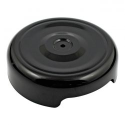 MCS Air Cleaner Cover, Bobber Style. Black, 8" Diameter - Webike Thailand