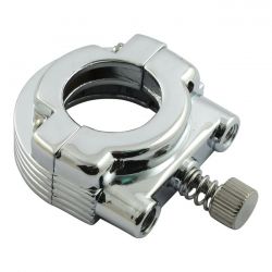 [MCS Storehouse] MCS Throttle Clamp Set, Dual Cable. Chrome