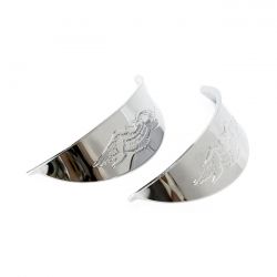 [MCS Storehouse] MCS Embossed Eagle Headlamp/Spotlamp Visor. 4-1/2