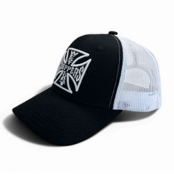 [WEST COAST CHOPPERS] WCC OG Cross Cap Black/White