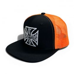 [WEST COAST CHOPPERS] WCC OG Flatbill Cap Black/Orange