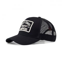 [WEST COAST CHOPPERS] WCC Motorcycle Co. 5-Panel Trucker Cap Black