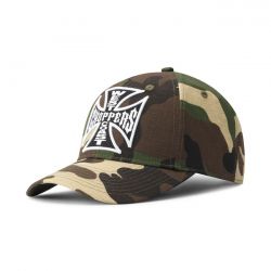 [WEST COAST CHOPPERS] WCC OG Cross Woodland Cap Camouflage 