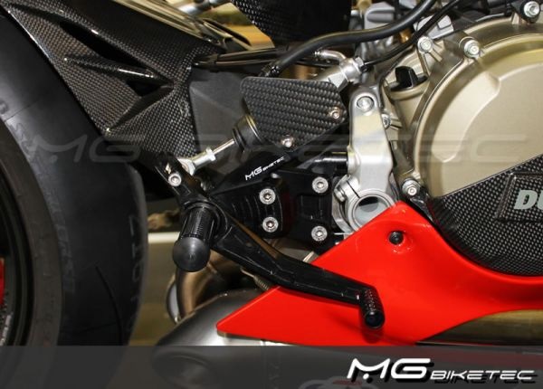 Mg-biketec Sport Rearset Ducati 899 Panigale Black 2014 | 2500-156512