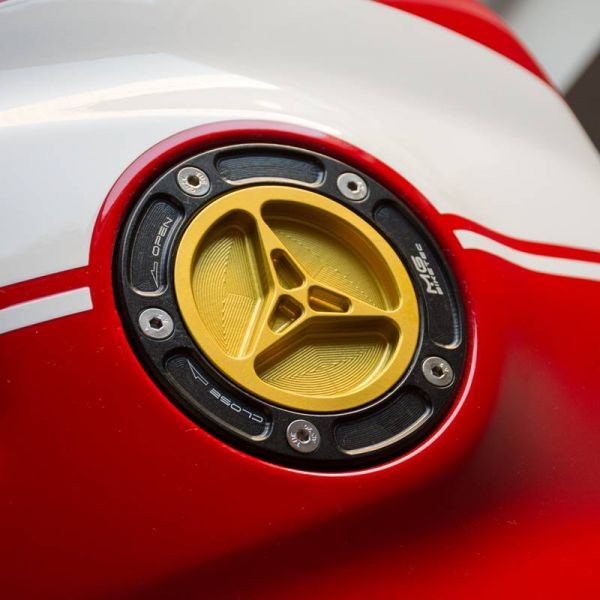 [MG-Biketec] Mg-biketec Fuel Filler Cap Benelli Café Racer 899 Gold 2009 | 5510-076007