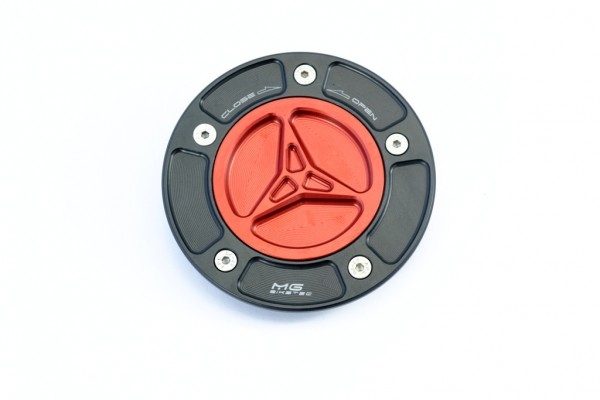 [MG-Biketec] Mg-biketec Fuel Filler Cap Triumph Daytona 675 Red 2006-2008 | 5530-914506